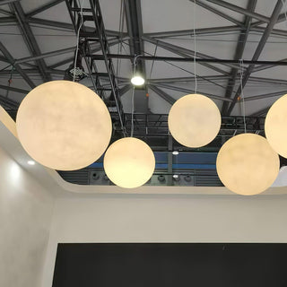 Lustra Suspension Lampe en Forme de Lune pour Salon