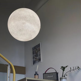 Lustra Suspension Lampe en Forme de Lune pour Salon