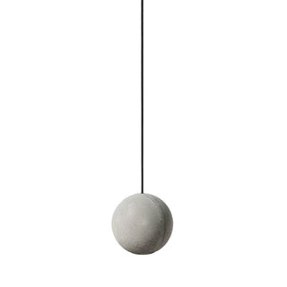 Solara Suspension Sphère en Béton Lune Minimaliste