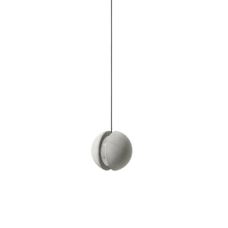 Solara Suspension Sphère en Béton Lune Minimaliste