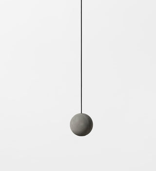 Solara Suspension Sphère en Béton Lune Minimaliste