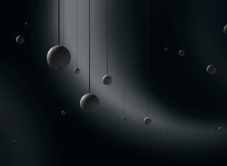 Solara Suspension Sphère en Béton Lune Minimaliste
