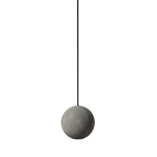 Solara Suspension Sphère en Béton Lune Minimaliste