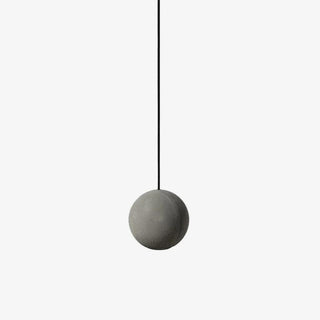 Solara Suspension Sphère en Béton Lune Minimaliste