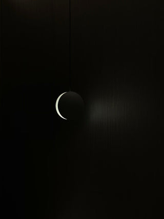 Solara Suspension Sphère en Béton Lune Minimaliste