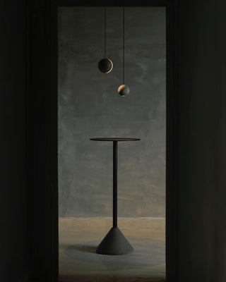 Solara Suspension Sphère en Béton Lune Minimaliste