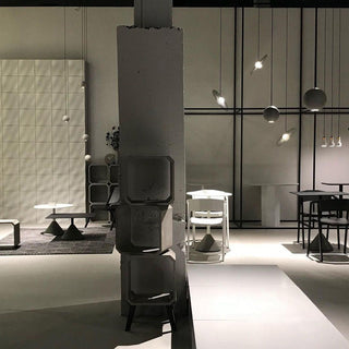 Solara Suspension Sphère en Béton Lune Minimaliste