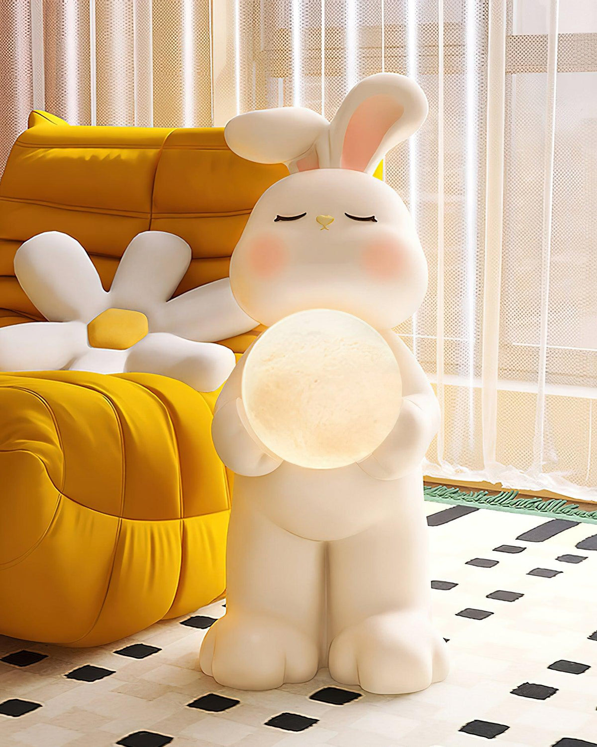 Moon Lampadaire Lapin