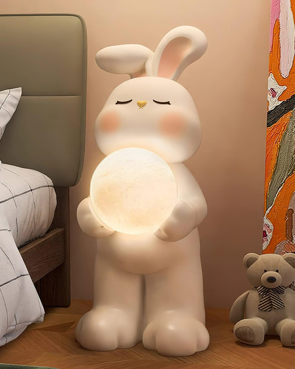 Moon Lampadaire Lapin