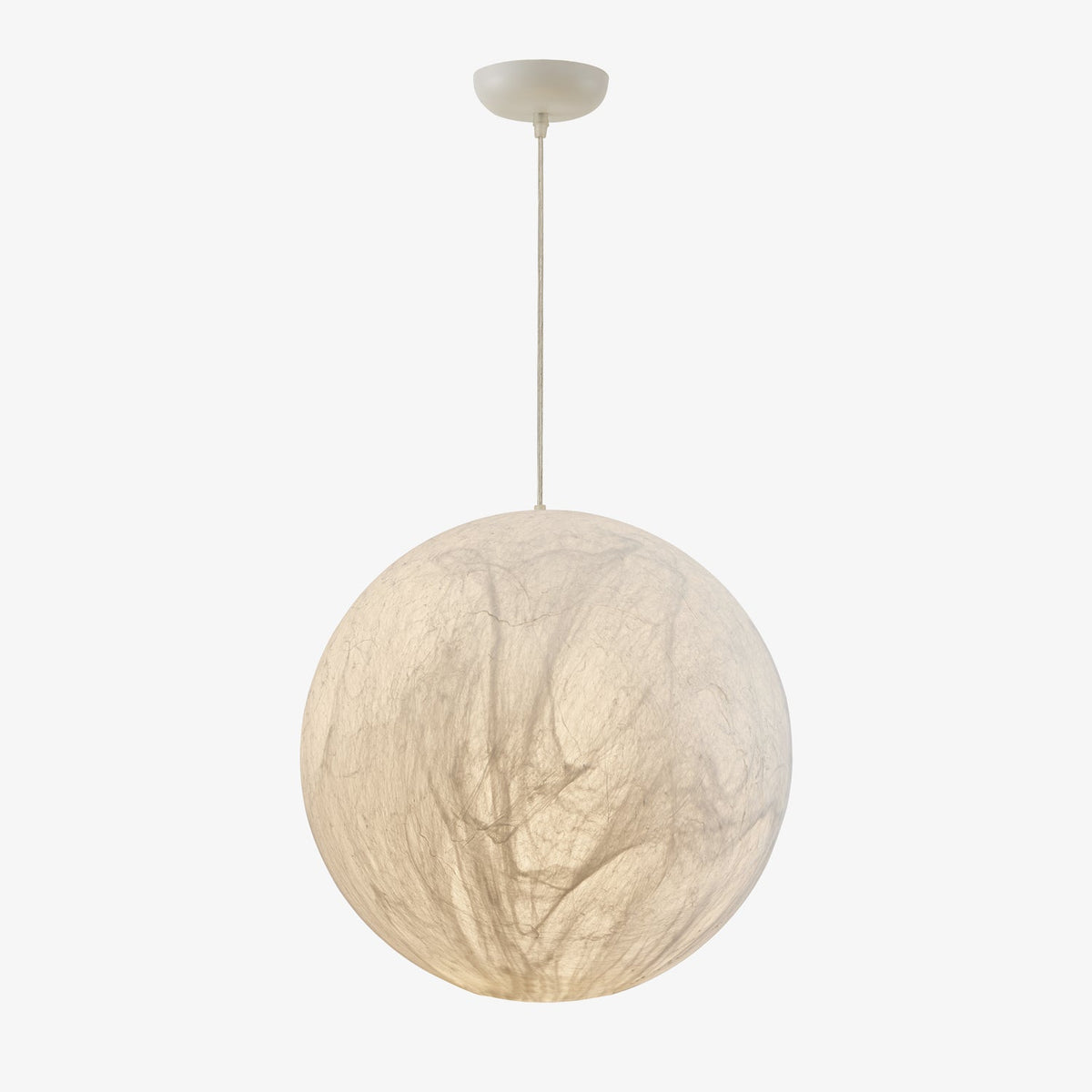 Globe Lampe Suspendue Minimaliste en Soie