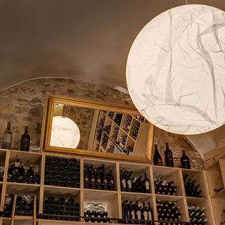 Globe Lampe Suspendue Minimaliste en Soie