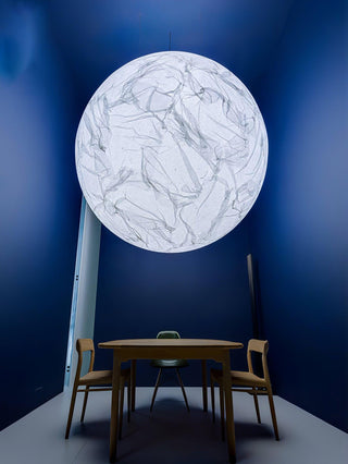 Globe Lampe Suspendue Minimaliste en Soie