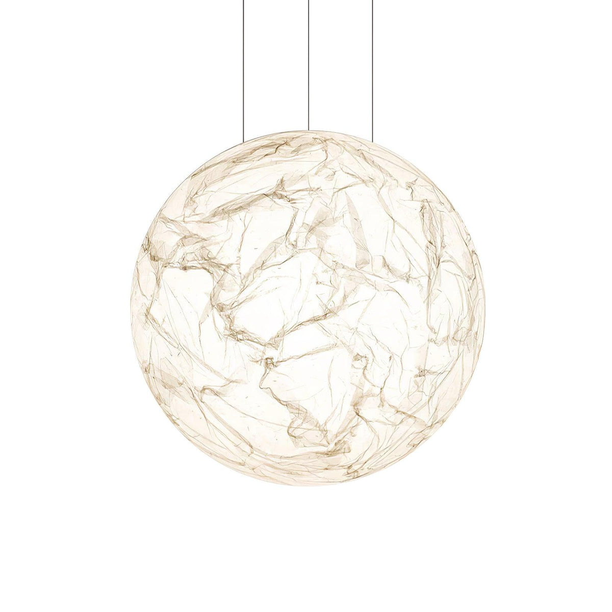 Globe Lampe Suspendue Minimaliste en Soie