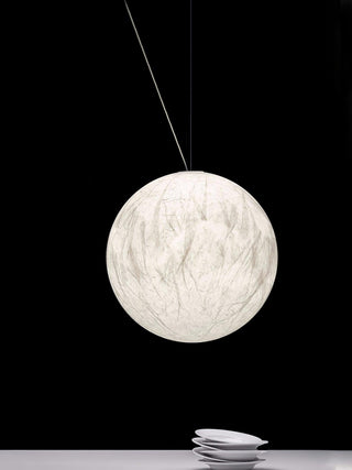 Globe Lampe Suspendue Minimaliste en Soie