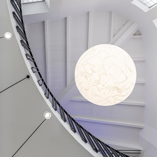 Globe Lampe Suspendue Minimaliste en Soie