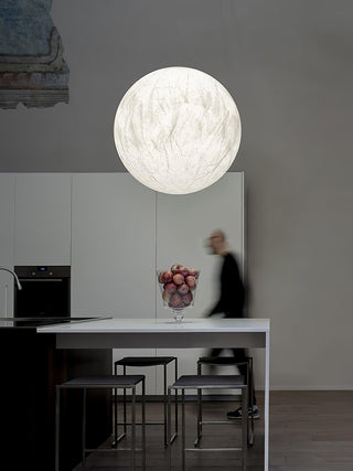 Globe Lampe Suspendue Minimaliste en Soie