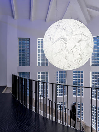 Globe Lampe Suspendue Minimaliste en Soie