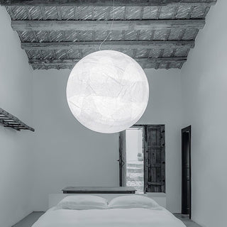 Globe Lampe Suspendue Minimaliste en Soie