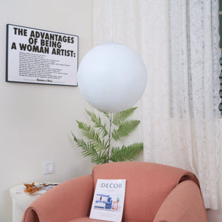Lustra Suspension Lampe en Forme de Lune pour Salon