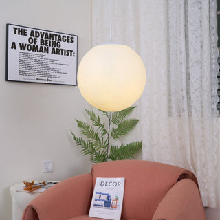 Lustra Suspension Lampe en Forme de Lune pour Salon