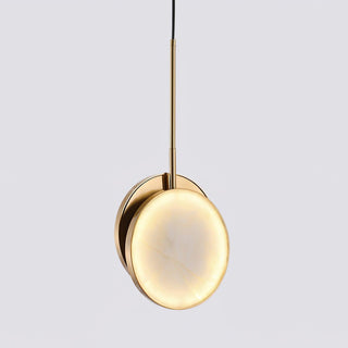 Synoryra Lampe Suspendue Double Disque en Albâtre
