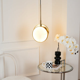 Synoryra Lampe Suspendue Double Disque en Albâtre