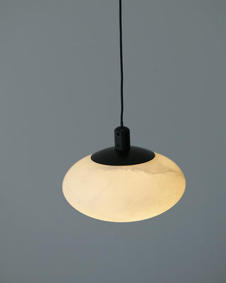 Cuthean Lampe Suspendue En Laiton Et Albâtre Minimaliste Moderne