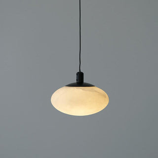 Cuthean Lampe Suspendue En Laiton Et Albâtre Minimaliste Moderne