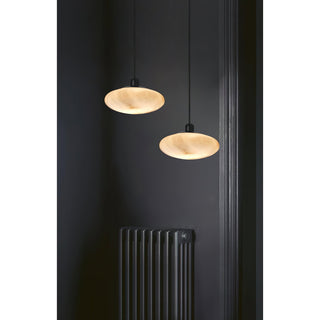 Cuthean Lampe Suspendue En Laiton Et Albâtre Minimaliste Moderne