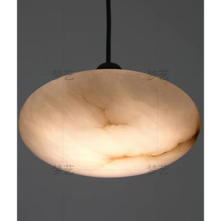 Cuthean Lampe Suspendue En Laiton Et Albâtre Minimaliste Moderne