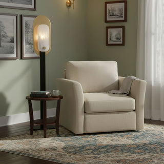 Mosaic Elegance Alabaster Floor Lamp-Neutral Decor