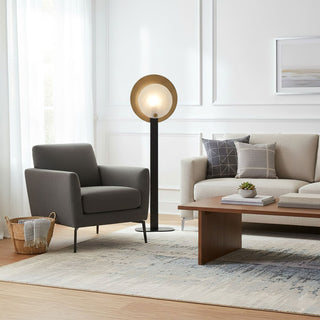 Mosaic Elegance Alabaster Floor Lamp-Neutral Decor