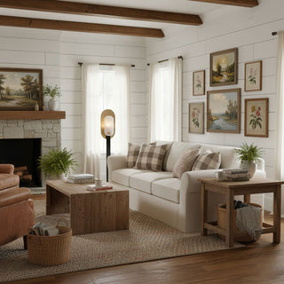 Mosaic Elegance Alabaster Floor Lamp-Neutral Decor