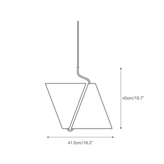 Covarir Lampe Suspendue En Métal De Laiton Minimaliste Moderne