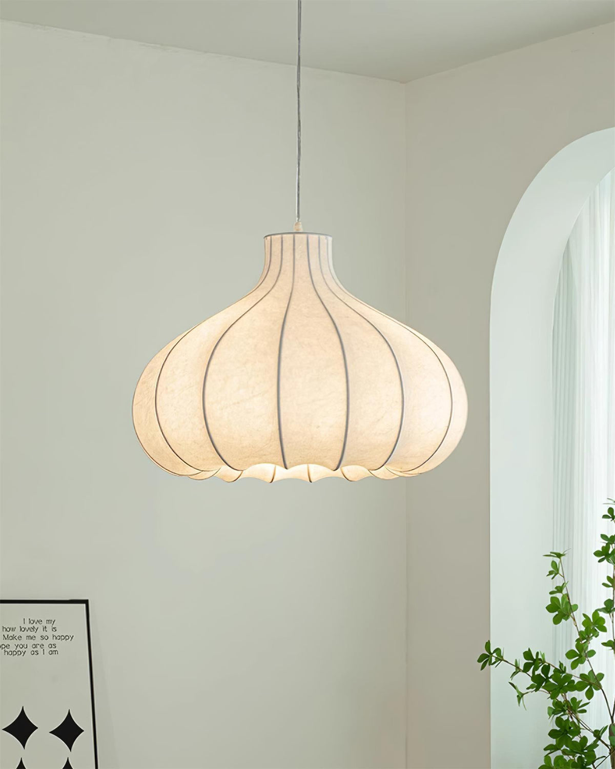 Zinnia Suspension en Tissu Vintage