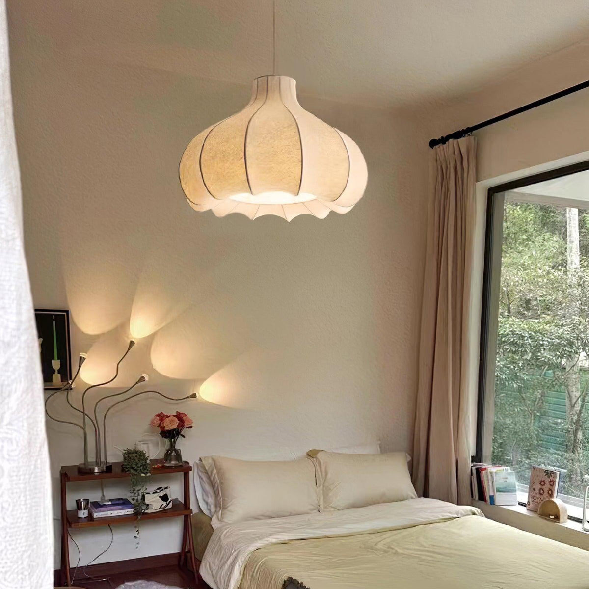 Zinnia Suspension en Tissu Vintage