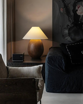 Orbace Lampe de Table en Bois Naturel