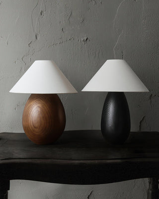 Orbace Lampe de Table en Bois Naturel