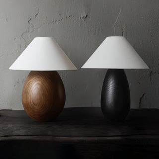 Orbace Lampe de Table en Bois Naturel