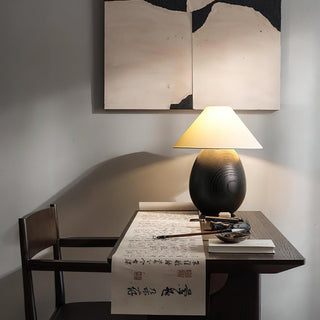 Orbace Lampe de Table en Bois Naturel