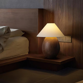 Orbace Lampe de Table en Bois Naturel