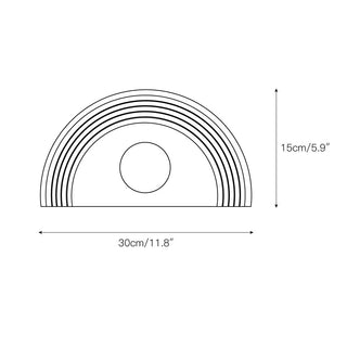 Nytheos Applique Murale Moderne Minimaliste En Résine Et Verre