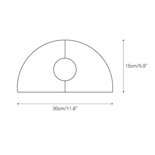 Nytheos Applique Murale Moderne Minimaliste En Résine Et Verre