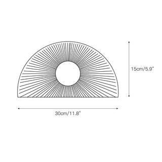 Nytheos Applique Murale Moderne Minimaliste En Résine Et Verre