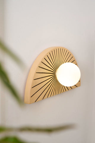 Nytheos Applique Murale Moderne Minimaliste En Résine Et Verre