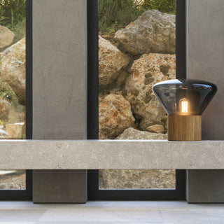 Sylirella Minimaliste Lampe de Table Bois