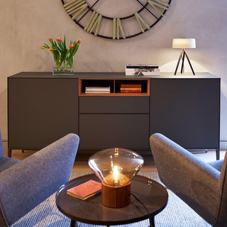 Sylirella Minimaliste Lampe de Table Bois