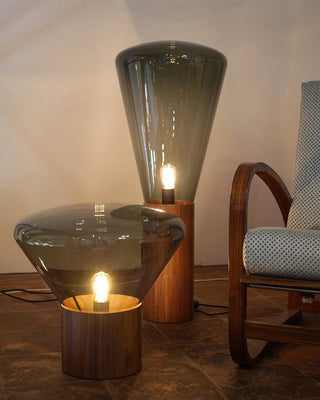 Sylirella Minimaliste Lampe de Table Bois