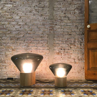 Sylirella Minimaliste Lampe de Table Bois