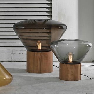 Sylirella Minimaliste Lampe de Table Bois